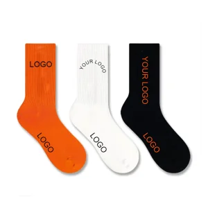 Preço de fábrica por atacado baixo Meias de algodão personalizadas com logo para homens, mulheres e crianças