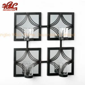 Mirror Wall Sconce with Tealight Candle