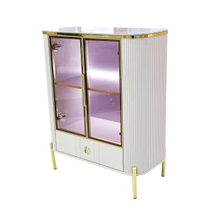 Modern Solid Wood Sideboard for Spacious Living Room Storage