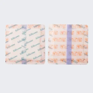 Silicone Foam Dressing with Border, 4*4'', High Absorbency Large Waterproof Silicone Wound Bandage FDA CE Approved