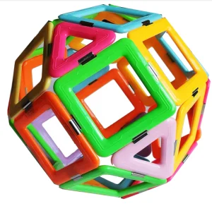 138pcs Plastic Magnetic Construction Toy