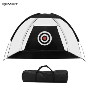 Golf Training Aids Garden Grassland Practice Tent Tetoron Mesh Golf Hitting Cage 2M/3M Black/Green for Golfers' Equipment