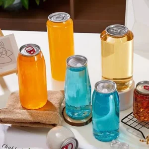 Custom 12oz clear plastic soda cans Manufacturers, Manufacturer