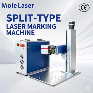 60W Mopa Fiber Laser Marking Machine JPT M7 Color 3D Engraving for Metal Aluminum Anodized Black