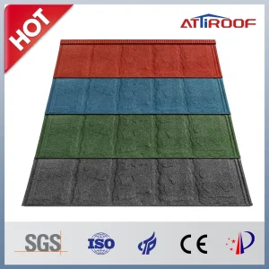 Building Material Slate-Style Roof Tiles Stone Coated Metal Roofing Sheet