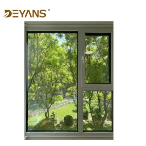 Insulated Soundproof Energy Saving Thermal Break Aluminium Glass Casement Windows