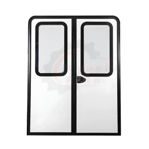 Aluminum Frame Two Way Opening Camping Trailer RV Double Swing Entry Door