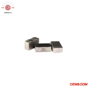Segmento de diamante para herramienta de molienda para el procesamiento de granito