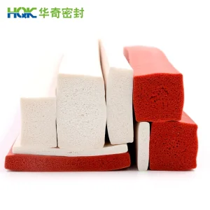 OEM ODM Custom Silicone Rubber Seal Foam Strips for Automotive Sealing Strip
