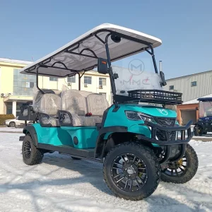 China Manufacture High Quality Solar 6 Seater Lithium Powered Golf Car Buggy Cart