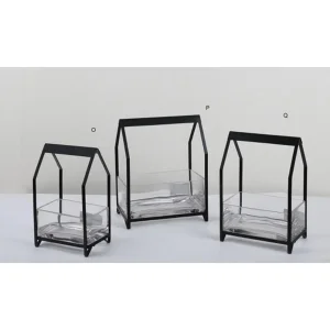 Hot Sell Terrarium Geometric Glass Vase for Plant