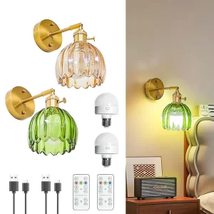 Elegant Vintage Tulip Wall Mounted Light Fixture for Home Decor