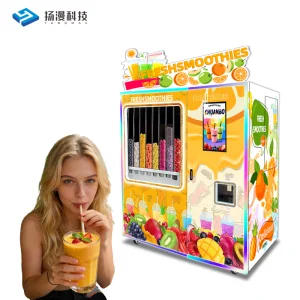 Chinese Factory High Efficiency Commercial Smoothie Vending Machine with SDK Integration & Cloud-Based Management System