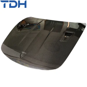 Car Accessories Dry Carbon Fiber Hood for 2006-2024 Porsche Cayman 718 987 981 Facelift to Gt4 Style Dry Carbon Fiber Engine Cover Hood