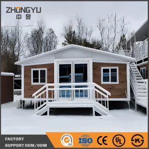 Casas Modulares Portáteis Casas Prefabricadas para Habitação de Emergência e Solução de Moradia Temporária