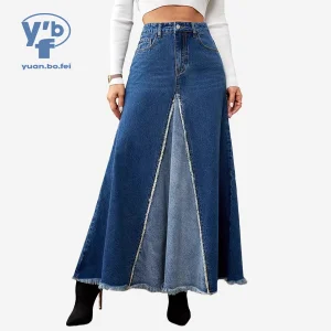 YUANBOFEI Women's Skirts Denim Jean Skirt