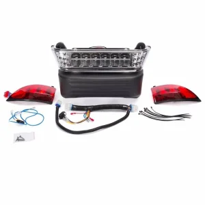 Club Car Precedent Golf Cart LED Light Kit (Headlight + Tail Light) - Fits Petrol &amp; Electric Models (CC-001)