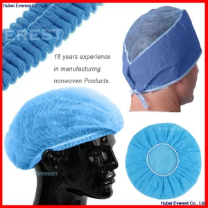 Disposable Elastic Snood/Mesh/Round/Nonwoven/Mob/Surgical/Bar/Medical/Scrub/Pleated/Clip/Bouffant Cap for Nurse/Doctor/Surgeon/Clip/Mop Disposable Bouffant Cap
