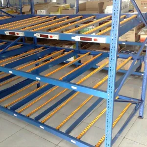 Corrosion Protected Forklift Order Picking Carton Flow Racks and Pallet Conveyor System