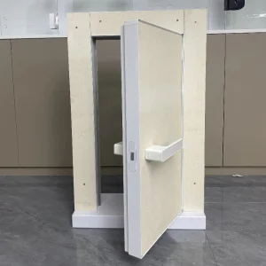 Hidden Invisible Security Aluminum and Wooden Interior Secret Swing Door