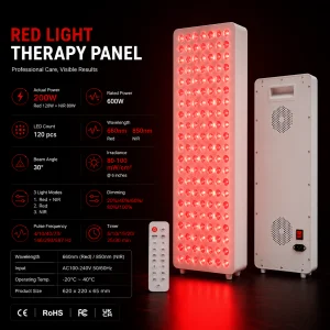 AisQueen Smart Red Light Therapy Panel