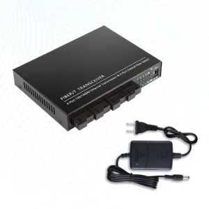 4 Port Fiber Media Converter