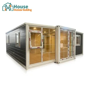 Wholesale 20ft Expandable Container House with Glass Curtain Wall