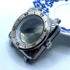 Square Case Watch Accessories Stainless Steel sealed Back Cover 42MM Steel Ring for NH35/36 SKX007 SKX009 Movement Watches