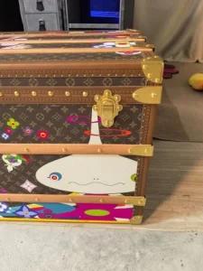 Louis Vuitton Monogram Graffiti Trunk Coffee Table