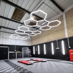 Hexagonal LED Garage Lighting