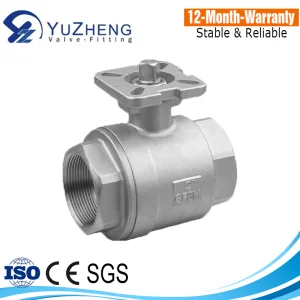 Stainless Steel Water Ball Valve Thread Floating Control, Electric Solenoid Pneumatic Refrigerant Solenoid, Industrial 1000wog Lockable Angle China Bronze Ss