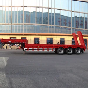 Lowbed Semi Trailer Car Transporter