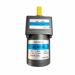 Durable Heavy Duty Aluminum Housing Single Phase AC Gear Motor with Speed Reducer for Conveyor System Equipment