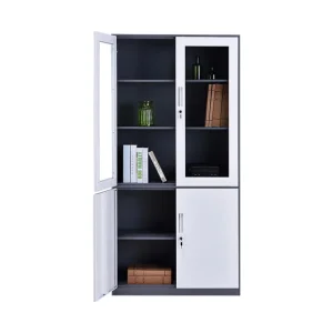 Slim Metal Office Storage Cupboard