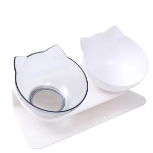 Stylish Tilted Cat Bowl