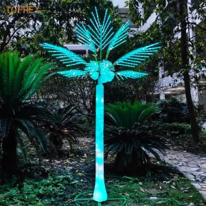 Large 3m Artificial LED Coconut Tree with White Light for Park Square
