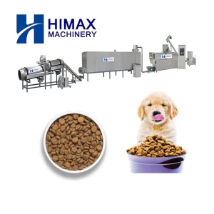 Automatic Pet Dog Cat Floating Sinking Pellet Production Snack Food Processing Making Extruder Machine