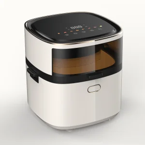 Screen Touch Control CB CE 6L Basket 1400W Visible Cooking Fast Heating Digital Commercial air Fryer