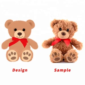 Custom Teddy Bear Plush Toy Super Soft With Soft Cotton Filling For Stress Relief With High Quality Manufacturer