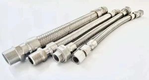 SS304/316 Metal Wire Braided Stainless Steel Threaded Connection Type Flexible Metal Hose for Various Industries