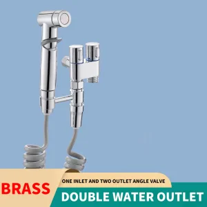 Brass Angle Valve Spray Gun Set