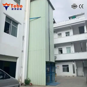 Heavy-Duty 8ton Hydraulic Cargo Lift CE Customized Electric Freight Elevator for Warehouse