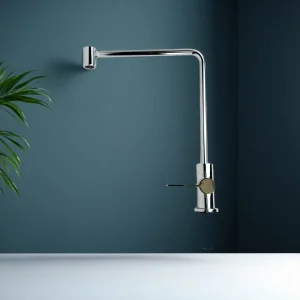 Industry Preferred Choice Rotatable Long-Lasting Durability Kitchen Faucet for Commercial Cafeterias