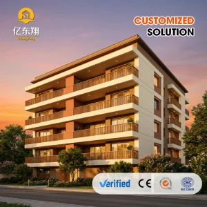 Contemporary Multi-story Steel Frame Prefabricated Apartment Building With Modern Design For Urban Living Space