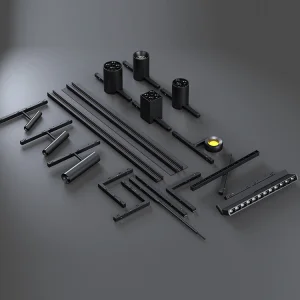 Dimmable LED Magnetic Track Light