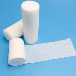 Premium Crochet Edge Gauze Wrap for Injury Healing