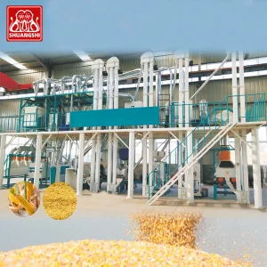 Industrial 20 Ton Per Day Maize Corn Processing Plant Maize Flour Grits Milling Machine Maize Mill for Sale