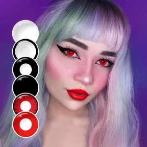 Magister Hot Crazy Colored Contact Lens Role-Playing Halloween Eye Lenses Free Shipping Yearly Sharingan Contact Lenses