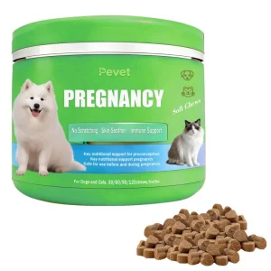 Pre Post Pregnancy Pet Supplements Nutritional Formula Long-acting Soft Chew Customized Multi Size Dog Cat Digestive Health