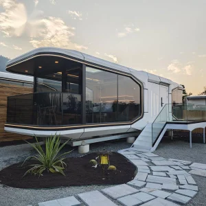 Cymdin Portable Modular Prefabricated Space Capsule Apartment House Waterproof Steel Bathroom for Hotel Villa Office Building